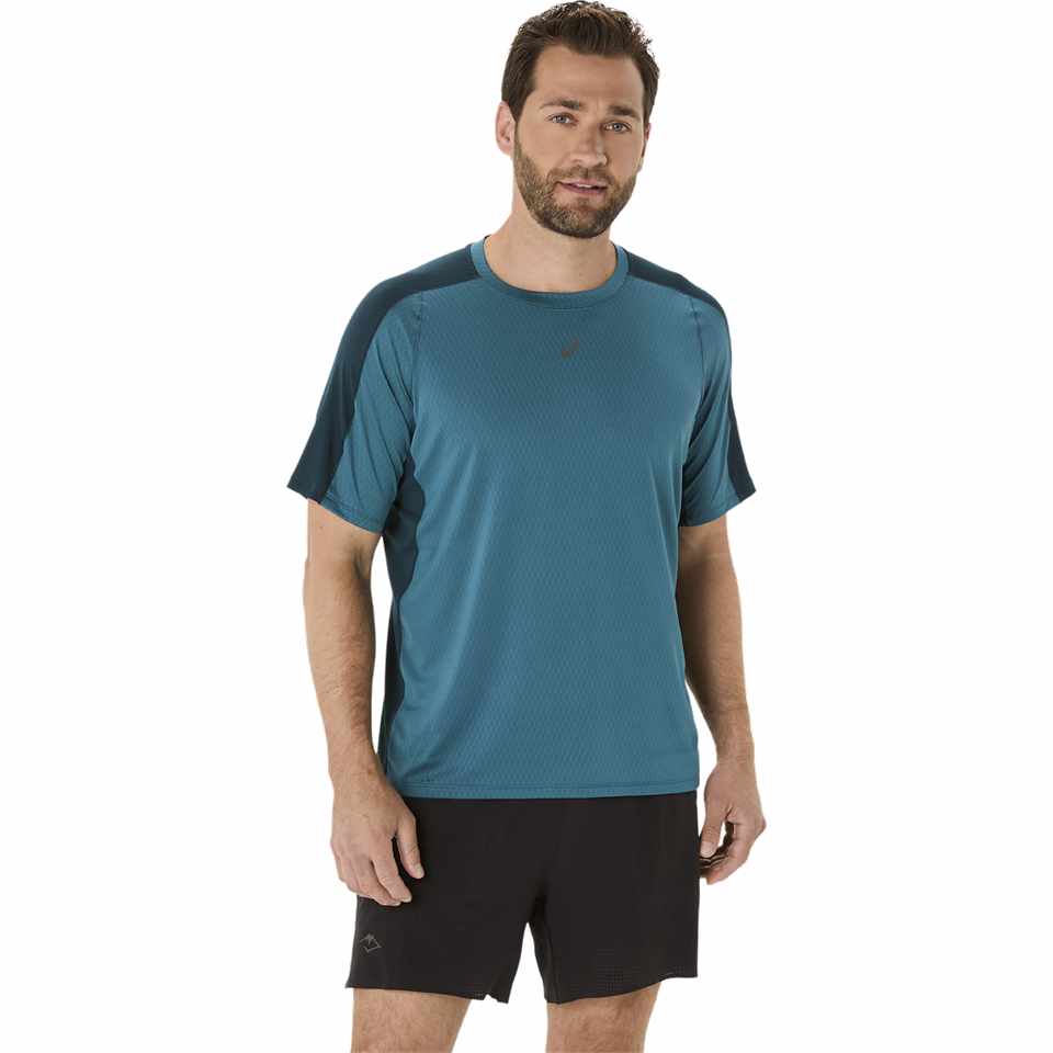 Trakks ASICS Fujitrail Elite SS Top Heren Herenkleding T-Shirts en tops