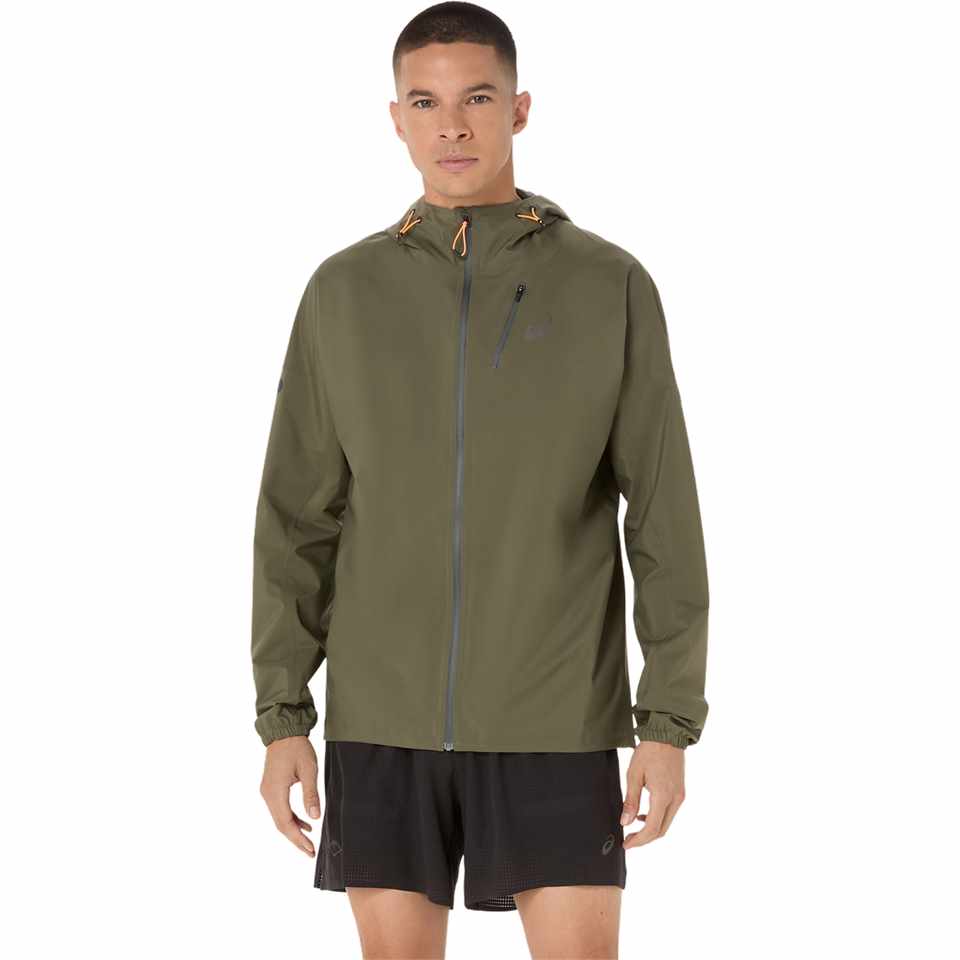 Trakks ASICS Fujitrail Elite Waterproof Jacket Homme Vêtements Homme Vestes et coupes vent
