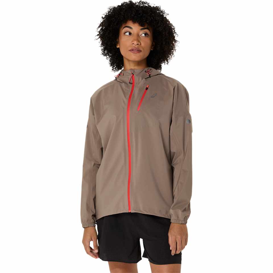 Trakks ASICS Fujitrail Elite Waterproof Jacket W Dames Dameskleding Jassen en windstoppers
