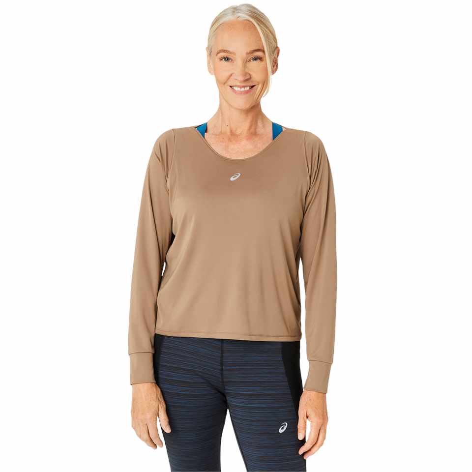 Trakks ASICS Nagino Run LS Top W Femme Vêtements Femme Hauts manches longues