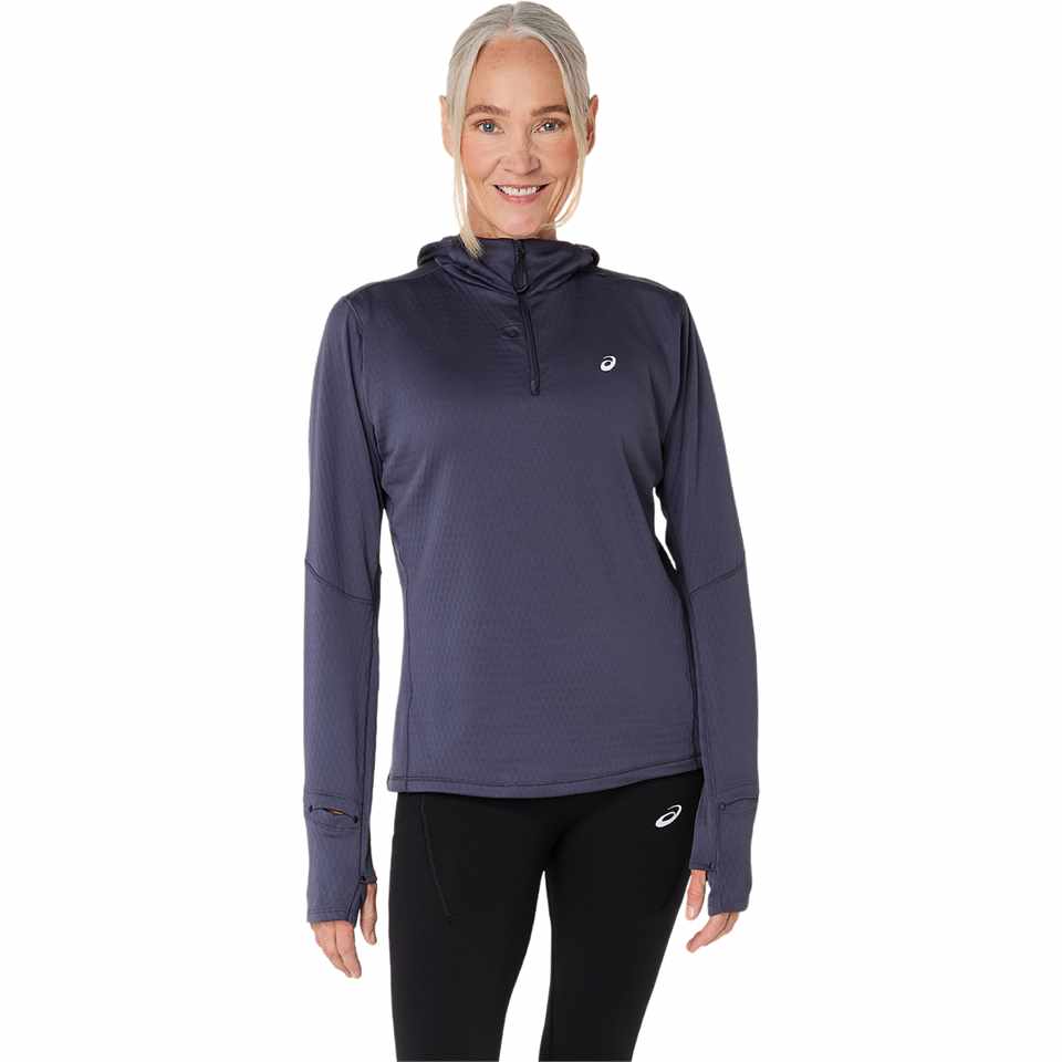 Trakks ASICS Road Winter LS Hoodie W Dames Dameskleding Truien