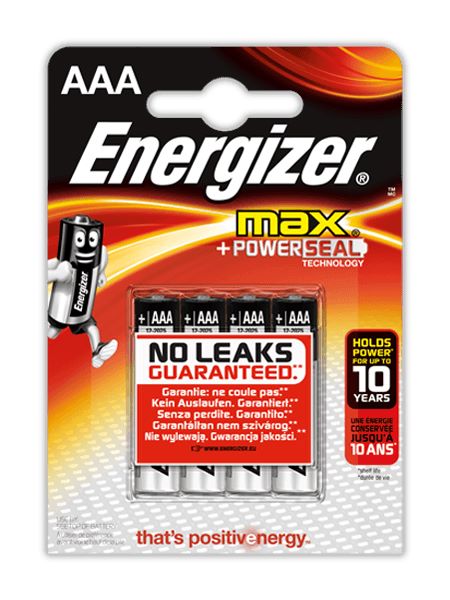 Trakks Energizer 4 Batteries Max AAA-LR03 Electronics Electronics Batteries