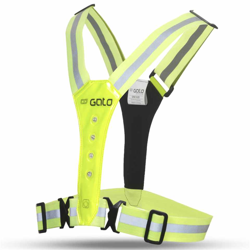 Trakks GATO Led Safer Sport Vest Accessories Equipement Visibility