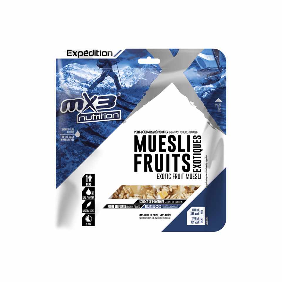 Trakks MX3 Aventure Muesli aux Fruits Exotiques Voeding & Zorg Voeding Voor de inspanning
