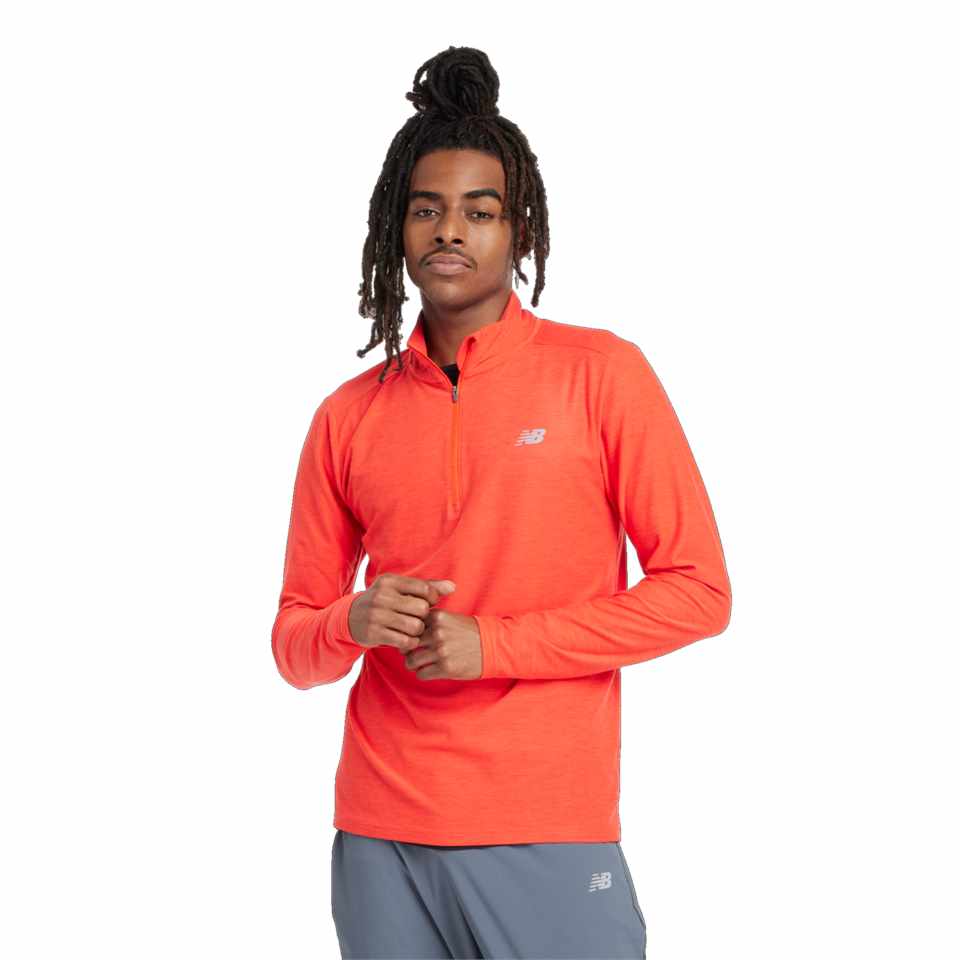 Trakks NEW BALANCE Space Dye 1/4 Zip Men Men s Clothing Long sleeved tops