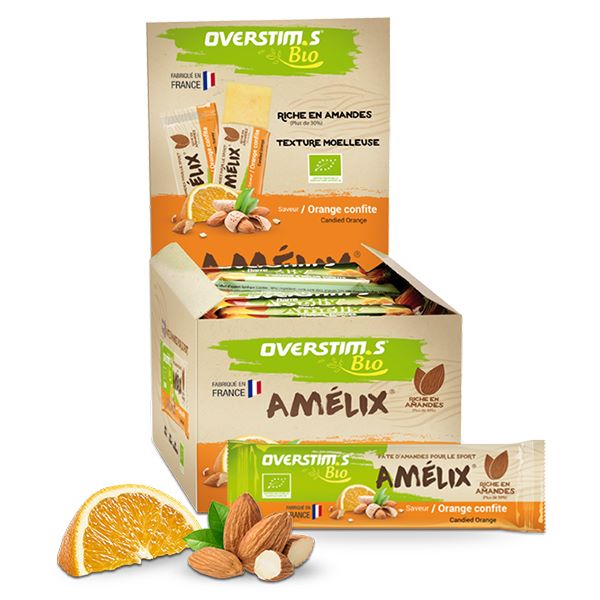 Trakks OVERSTIMS Amelix BIO - Orange Confite Nutrition & Soins Nutrition Pendant l effort