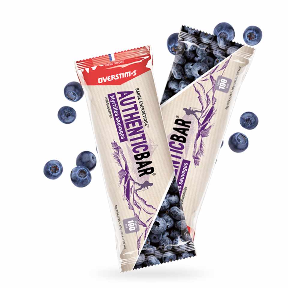 Trakks OVERSTIMS AUTHENTIC BAR Myrtille Sauvage - 1st Voeding & Zorg Voeding Tijdens de inspanning
