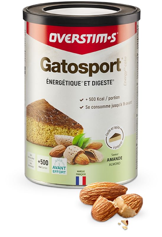 Trakks OVERSTIMS GATOSPORT Almond (400 g) Nutrition & Soins Nutrition Avant l effort