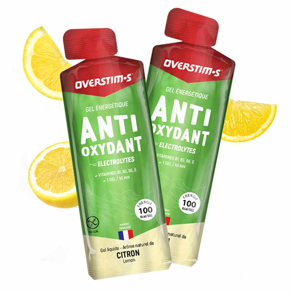 Trakks OVERSTIMS Gel ANTIOXYDANT Citron - 1st Voeding & Zorg Voeding Tijdens de inspanning