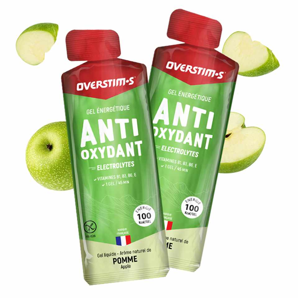 Trakks OVERSTIMS Gel ANTIOXYDANT Pomme Verte - 1pc Nutrition & Care Nutrition During physical exercise