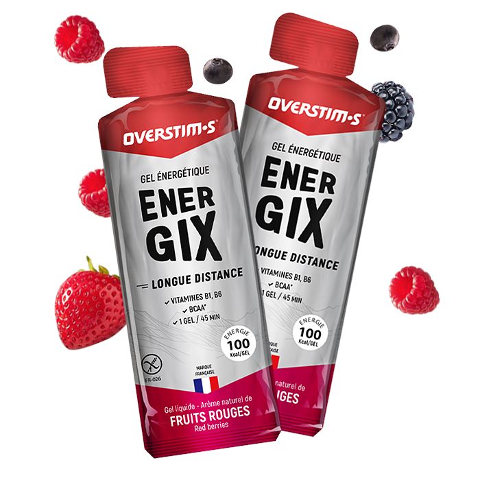 Trakks OVERSTIMS Gel ENERGIX Fruits Rouges - 1pc Nutrition & Care Nutrition During physical exercise