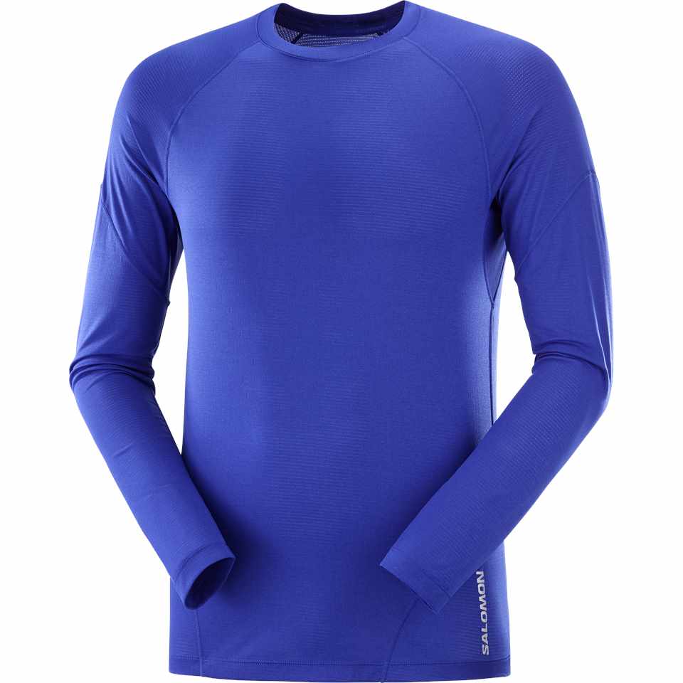 Trakks SALOMON Cross Run LS Tee Heren Herenkleding Tops lange mouwen