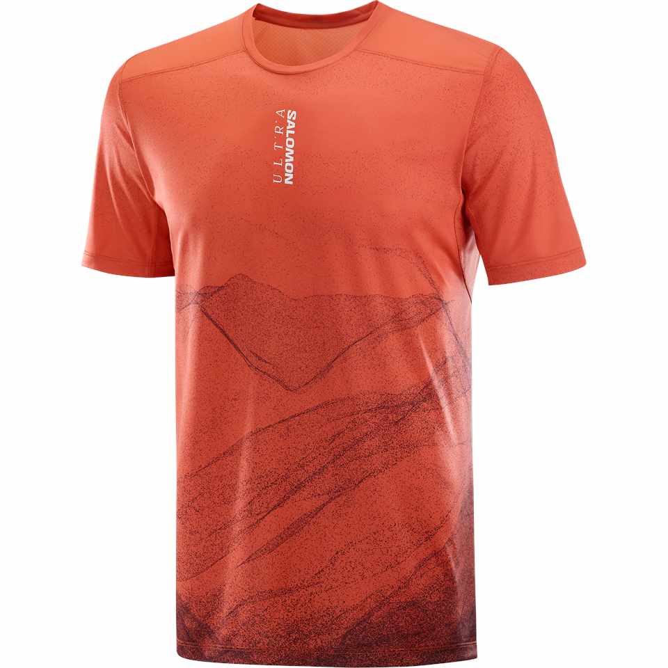 Trakks SALOMON S-Lab Ultra Tee AOP Heren Herenkleding T-Shirts en tops