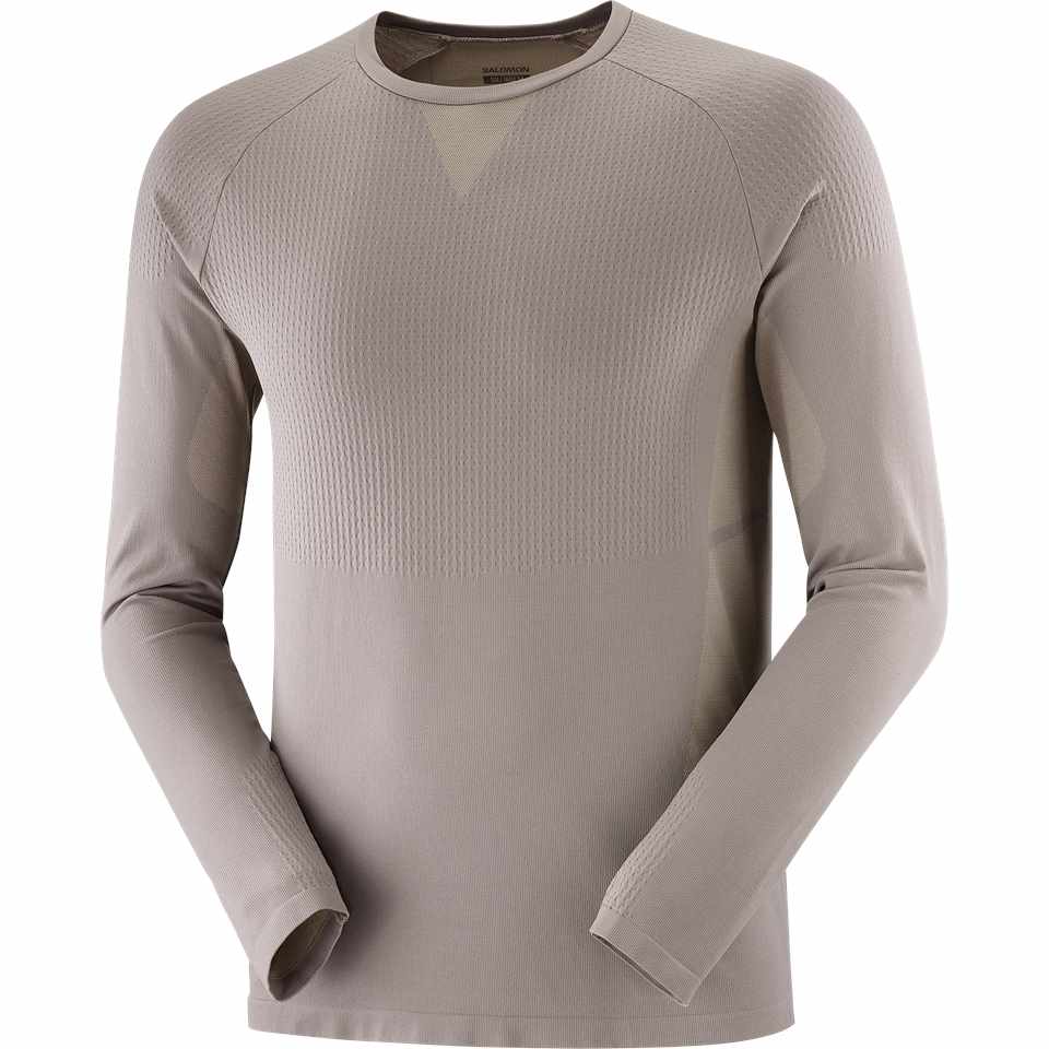 Trakks SALOMON Sense Aero Seamless LS Tee Homme Vêtements Homme Hauts manches longues