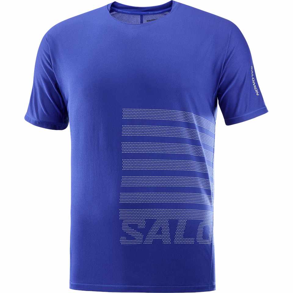 Trakks SALOMON Sense Aero SS Tee GFX Homme Vêtements Homme T-Shirt et singlets