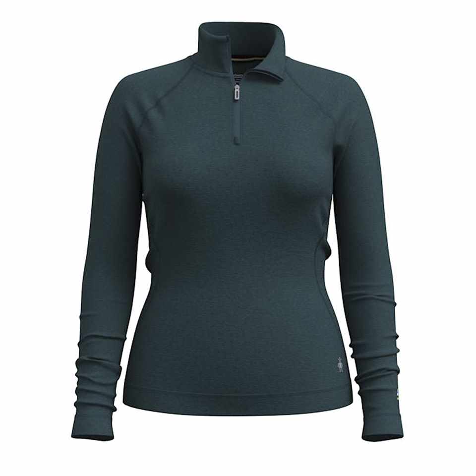 Trakks SMARTWOOL W CL Thermal Bl 1/4 Femme Vêtements Femme Premières couches