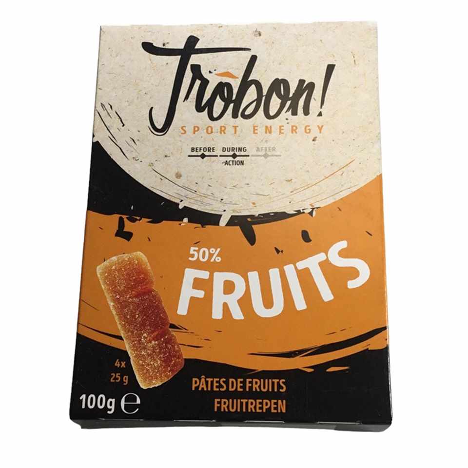 Trakks Trôbon Pâtes de Fruits - Abricot (4x) Nutrition & Soins Nutrition Pendant l effort