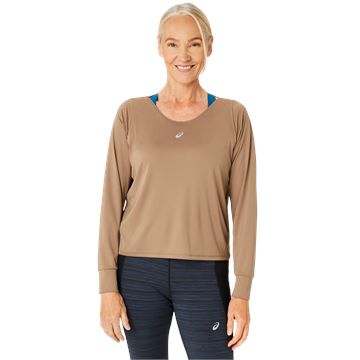 Trakks ASICS Nagino Run LS Top W Ladies Ladies Clothing Tops Long Sleeves