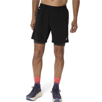 Trakks ASICS Road 2-in-1 7" Short Men Men s Clothing Shorts and tights