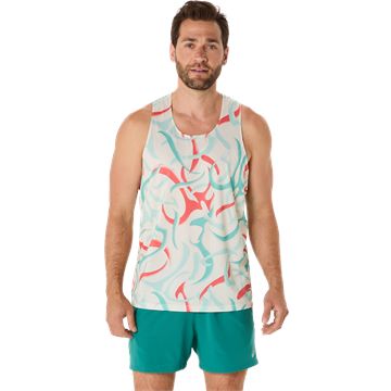 Trakks ASICS Road All Over Print Singlet Homme Vêtements Homme T-Shirt et singlets