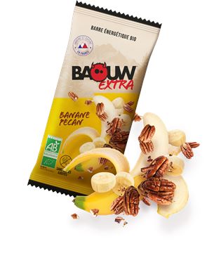 Trakks BAOUW Barres Energétiques Extra BIO 50 g Banane Pecan Nutrition & Care Nutrition During physical exercise