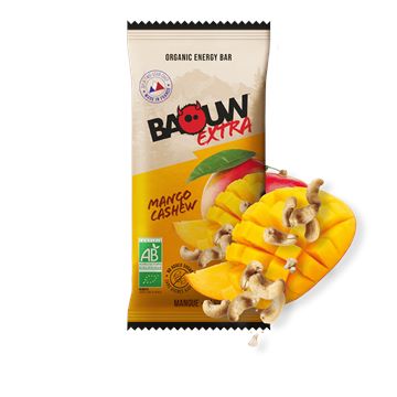 Trakks BAOUW Barres Energétiques Extra BIO 50 g Mangue Nutrition & Care Nutrition During physical exercise