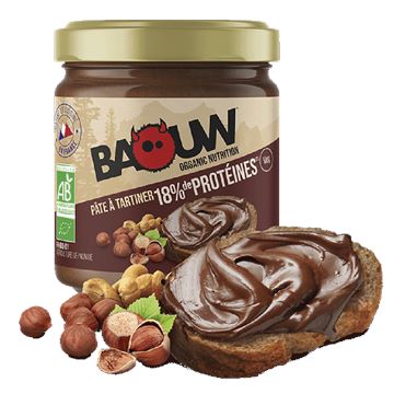 Trakks BAOUW Bio Smeerpasta Cacao met Proteines (200g) Voeding & Zorg Voeding Voor de inspanning