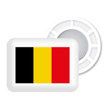 Trakks BibBits Accroches Dossards Magnétiques Bibbits "BE Flag" Accessories Equipement Miscellaneous