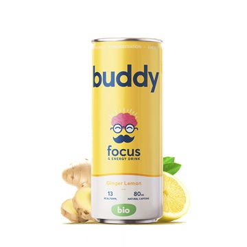 Trakks Buddy Focus & Energy Drink BIO Ginger Lemon Nutrition & Care Nutrition During physical exercise