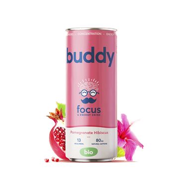 Trakks Buddy Focus & Energy Drink BIO Pomegranate Hibiscus Nutrition & Soins Nutrition Pendant l effort