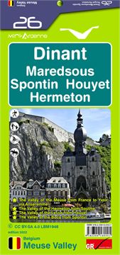 Trakks Ed. GR Mini-Ardenne : Dinant - Maredsous - Spontin - Houyet - Hermeton Books Bookstore Guides