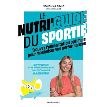 Trakks Ed. Marabout Simic : Le Nutri Guide du Sportif Books Bookstore Books