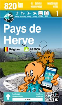 Trakks Ed. Mini Planet 820 km Walks Pays de Herve Books Bookstore Charts