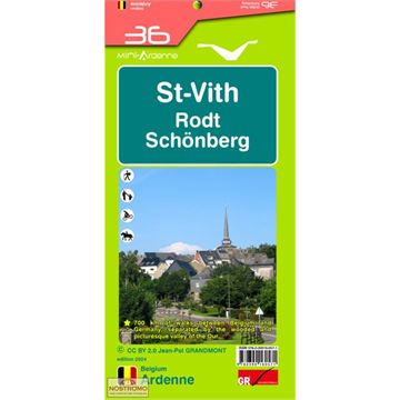 Trakks Ed. Mini Planet Mini-Ardenne : St-Vith - Rodt - Schönberg Librairie Librairie Cartes
