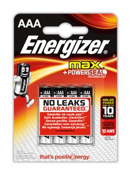 Trakks Energizer 4 Batteries Max AAA-LR03 Electronics Electronics Batteries