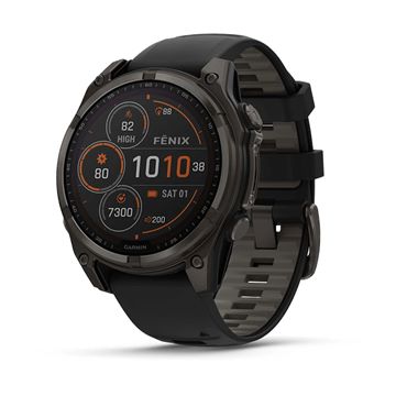 Trakks GARMIN Fenix® 8, 47 mm, Solar, Sapphire, Titanium Electronics Electronics GPS watches and cardio
