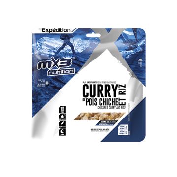 Trakks MX3 Aventure Curry de Pois de Chiche et Riz Nutrition & Soins Nutrition Repas du sportif