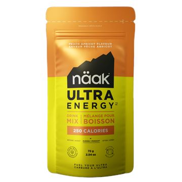 Trakks NÄAK Ultra Energy™ Drink Mix - Peach Apricot (72 g) Nutrition & Soins Nutrition Pendant l effort