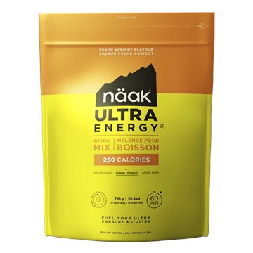 Trakks NÄAK Ultra Energy™ Drink Mix - Peach Apricot (720 g) Nutrition & Care Nutrition During physical exercise