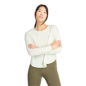 Trakks NEW BALANCE Drapey Jersey LS T-Shirt W Ladies Ladies Clothing Tops Long Sleeves