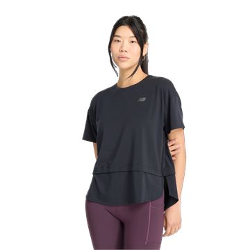 Trakks NEW BALANCE Drapey Jersey Oversized T-Shirt W Ladies Ladies Clothing T-Shirts and tops