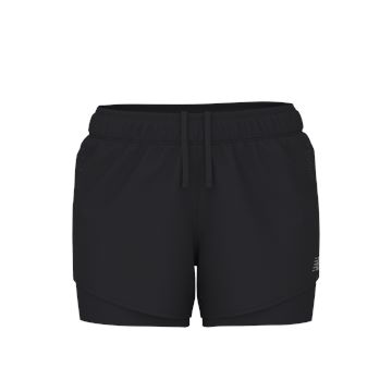 Trakks NEW BALANCE RC Seamless 2-in-1 Short 3" W Ladies Ladies Clothing Shorts and tights