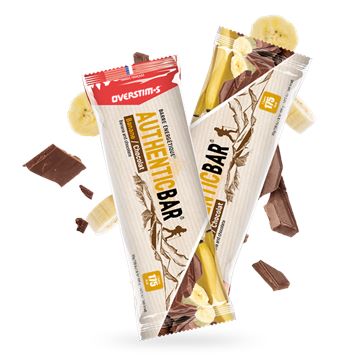 Trakks OVERSTIMS AUTHENTIC BAR Banane Chocolat - 1pc Nutrition & Soins Nutrition Pendant l effort