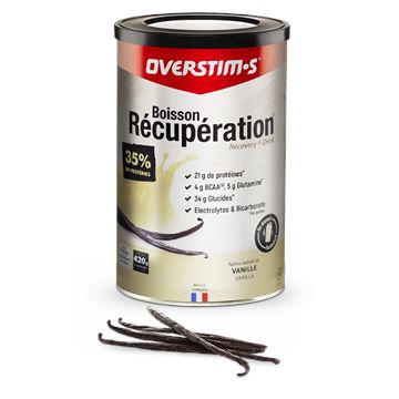 Trakks OVERSTIMS Boisson de Récupération Vanille Elite (420 g) Voeding & Zorg Voeding Na de inspanning