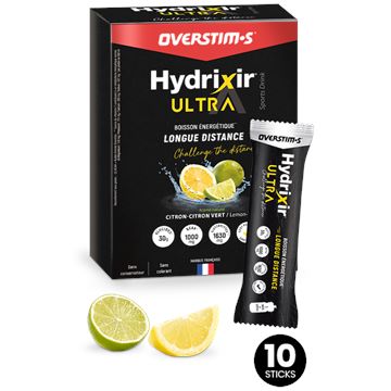 Trakks OVERSTIMS Boisson HYDRIXIR ULTRA Citron Citron Vert (10 Sticks) Nutrition & Care Nutrition During physical exercise