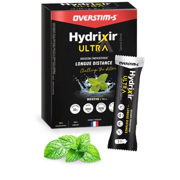 Trakks OVERSTIMS Boisson HYDRIXIR ULTRA Menthe (10 sticks) Nutrition & Care Nutrition During physical exercise