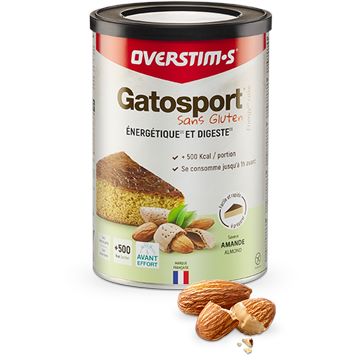 Trakks OVERSTIMS Gatosport SANS GLUTEN Amande (400 g) Nutrition & Care Nutrition Before physical exercise