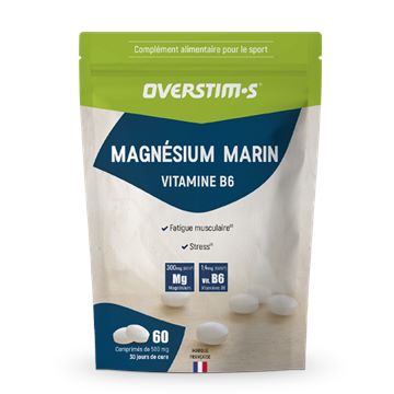Trakks OVERSTIMS Magnésium Marin & Vitamine B6 (60 Comprimés) Nutrition & Soins Nutrition Compléments