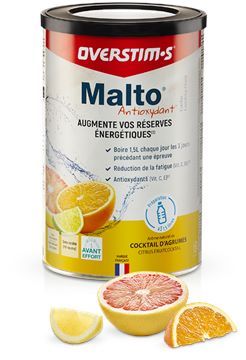 Trakks OVERSTIMS MALTO ANTIOXYDANT Cocktail d Agrumes (450 g) Nutrition & Care Nutrition Before physical exercise