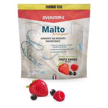 Trakks OVERSTIMS MALTO ANTIOXYDANT Fruits Rouges (1,8 Kg) Nutrition & Soins Nutrition Pendant l effort